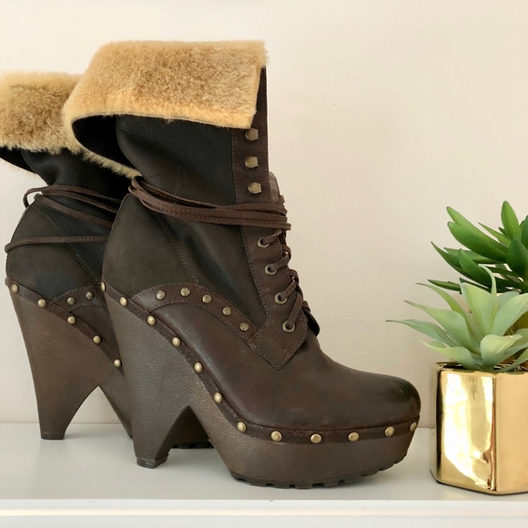 !!MUST GO!! Sam Edelman Shearling Winsford Booties - Picture 4 of 8